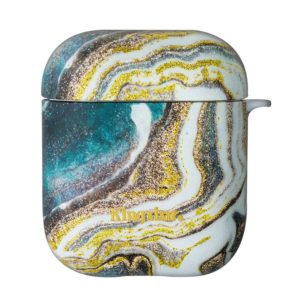 Kingxbar Marble AirPods szilikon tartó márvány (arany)